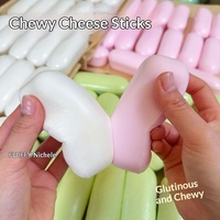 Jouet Squishy en forme de bâton de fromage, en matériau PU, à rebond lent, réaliste, anti-stress, petit et doux, jouet à sucer au doigt