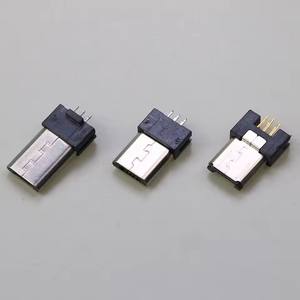 Connecteur <span class=keywords><strong>Micro</strong></span> <span class=keywords><strong>USB</strong></span> pour soudure DIY, type de port de charge, téléphone portable, type B, fiche mâle 5 broches, fil à <span class=keywords><strong>souder</strong></span> - Product Image 4