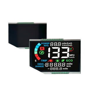 Conector pin 1/4 Duty Diseño personalizado Mono LCD VA Negativo 75,52x52,73x2,9 Transmisivo para equipos de fitness - Product Image 1