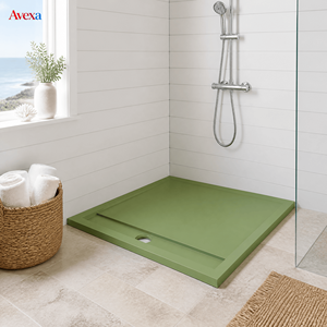 Receveur de <span class=keywords><strong>douche</strong></span> élégant en surface solide <span class=keywords><strong>sans</strong></span> joint pour suite parentale de luxe, villa, hôtel, rénovation de salle de bain, base de sol en pierre de résine - Product Image 5