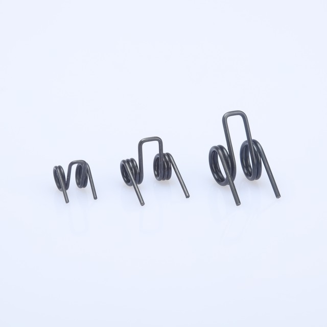 Heli Spring Stainless Steel Double Helix Precision Machined Custom Angles Sizes Torsion Springs for Electronic Communications