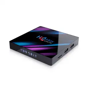 H96max Plus 4gb 32gb 64gb 128gb Android 9.0 Rk3318 Ram Iptv h96 max 4k ultra hd tv box Android box for tv