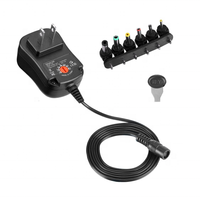 12W Multi Chargeur 12V9V7. 5V6V5V4. 5V3V avec Six pointe DC pour LA lumière MENÉE/Appareil Ménager