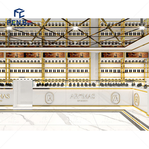 Parfumerie en gros Luxe Design d'intérieur Parfum <span class=keywords><strong>Arabe</strong></span> Boutique Décor Parfums en bois Vitrines - Product Image 3