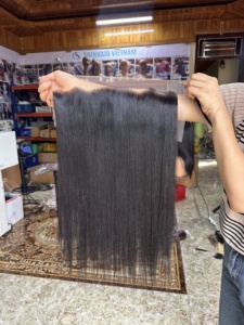 Cabello Humano Vietnamita de Alta Calidad, Extensiones de Cabello Virgen 100% Natural con Doble Trama para el Mercado de Exportación - Product Image 2