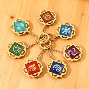 พวงกุญแจอะนิเมะสำหรับดวงตาสองด้านเรืองแสงกันน้ำแฟชั่นน่ารักคอสเพลย์ของขวัญ - Product Image 2