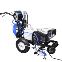Machine de marquage routier sans air à moteur Honda 10L/min, pour décapage de peinture de parking, avec pompe hydraulique et pompe brevetée à calibration laser