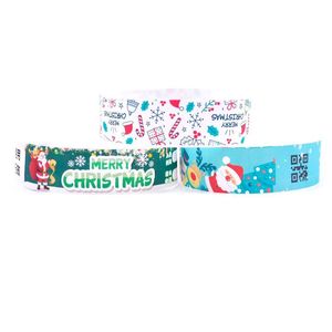 Dùng mộ<span class=keywords><strong>t</strong></span> lần thân thiện với môi Tyvek dây đeo cổ tay với phiếu giảm giá Khuyến mại dây đeo cổ tay - Product Image 3