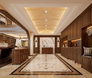 Servizio di <span class=keywords><strong>Progettazione</strong></span> Completa per Villa di Lusso in Stile Americano con Rendering 3D per <span class=keywords><strong>Interni</strong></span> di Alta Gamma - Product Image 4