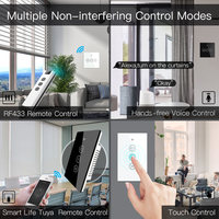 Tuya Smart WiFi RF Rideau Store Switch pour Volet Roulant Moteur Électrique Smart Life App avec Google Home Alexa