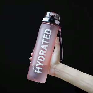 Botella de Agua Deportiva de Plástico de Alta Calidad con Marcador de Tiempo para Estudiantes - Product Image 6