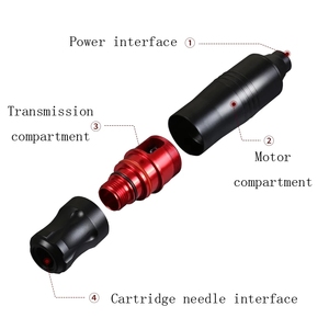 Complete Rotary Tattoo Machine Kit with Power Gun Cartridge Needles for Body Art Professional Tattoo Use Professional Supply - Product Image 3