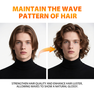 Crema de extracto de jengibre de biotina natural <span class=keywords><strong>para</strong></span> hombres 360 Wave 2 en 1 champú y acondicionador <span class=keywords><strong>para</strong></span> el tratamiento de la caída del cabello - Product Image 6