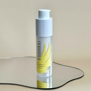 Wholesale 25ml 45ml Custom Serum Lotion <b>Bottle</b> Round Rotary Twist Pp Airless <b>Bottle</b> With <b>Pump</b> - Product Image 1