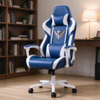 Chaise d'étude pivotante pour enfants, réglable en hauteur, pivotante à 360 degrés, correction de la posture, dossier multifonctionnel, soutien lombaire pour la maison
