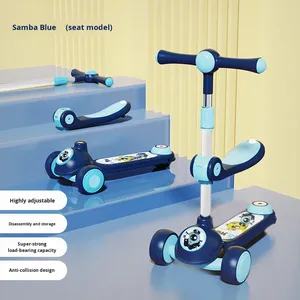 Trottinette à Roulettes pour Enfants 3 Roues en Plastique Conçue pour les Enfants de 2 à 6 Ans Garçons <span class=keywords><strong>et</strong></span> Filles Voiture à Glisser <span class=keywords><strong>et</strong></span> à Équilibrer - Product Image 5