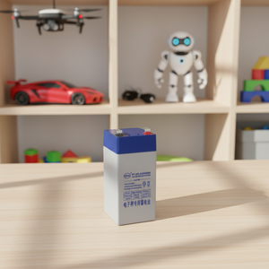 Batterie au plomb-acide scellée AGM VRLA 4V 5Ah à décharge profonde, rechargeable et conforme, pour appareils électroménagers, voitures et jouets - Product Image 1