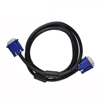 Câble coaxial VGA SIPU 1M 1.5M 2M 1080p avec connecteurs dorés, blindé, gaine PVC, mâle-mâle pour PC, HDTV, ordinateur, audio/vidéo