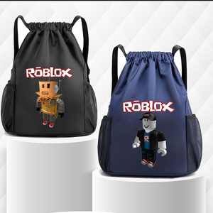 Mochila con cordón para juegos <span class=keywords><strong>Roblox</strong></span>, mochila deportiva de anime para fitness y baloncesto, mochila DynaBlocks, mochila escolar, <span class=keywords><strong>bolsa</strong></span> de dulces, regalos - Product Image 4