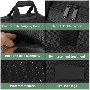 Sac de rangement multi-poches pour accessoires ménagers pour aspirateur à main - Product Image 5