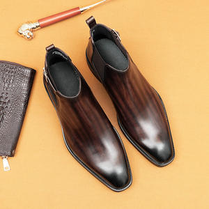 Chaussures Oxford en cuir véritable tendance pour hommes, chaussures de bureau, chaussures de carrière, dessus en cuir de vache pur, construction durable, respirantes, toutes saisons - Product Image 3