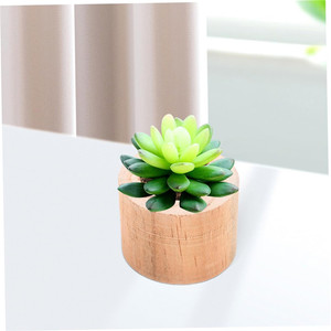 <span class=keywords><strong>Mini</strong></span> <span class=keywords><strong>Pot</strong></span> de fleur en bois <span class=keywords><strong>Pot</strong></span> de plante d'intérieur pour plantes succulentes Jardinière décorative rustique Design minimaliste - Product Image 2
