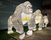Realistische Gorilla-Laternen Giant King Kong Festival Laternen Custom