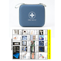 Vente en gros de trousses de survie en plein air personnalisées, mini trousse de premiers soins en EVA, boîte étanche, petite trousse de premiers soins pour la maison et l'extérieur