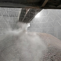 Système de brumisation à sec pour économie d'eau, équipement de contrôle de la poussière par brumisation à sec pour la suppression de la poussière dans les carrières, les mines, les stations de transfert et les ports