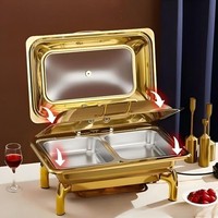 Plat de service et ensemble de buffet de haute qualité pour usage professionnel en cuisine