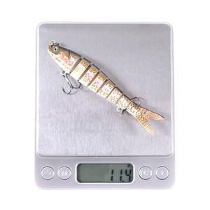 Isca de Pesca WEIHE Arenque Articulada de 8 Seções 10cm 11,4g com Olhos 3D Isca Artificial Rígida Realista Swimbait - Product Image 4