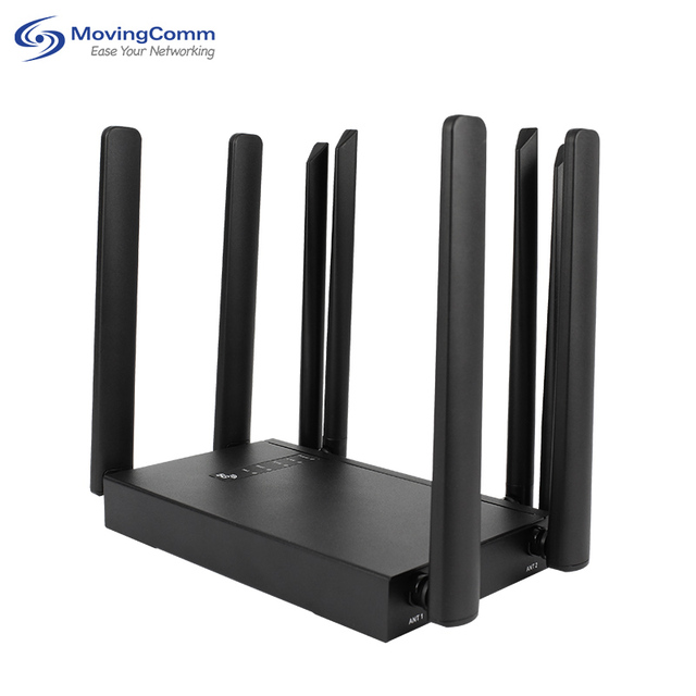 1200Mbps Dual Band 5G Modem Wifi-6 Router 5G Cpe Router Gigabit Ethernet 5G Nsa Sa 4G Lte Cellular Router With Sim Card Slot