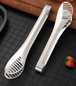 DFT14 Drainage Holes <b>Bread</b> Food Tongs Made in China - Product Image 5