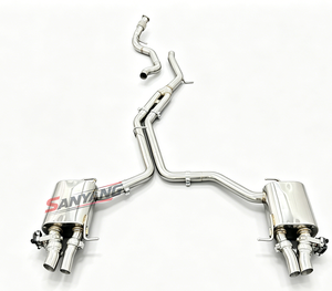 ระบบท่อไอเสีย valvetronic คุณภาพสูงสำหรับ C7 A7รถ <span class=keywords><strong>Audi</strong></span> A6 C8 2.0T 2012-2025ท่อไอเสียแบบ catback เสียงดีสไตล์ <span class=keywords><strong>RS</strong></span> - Product Image 3