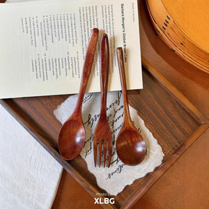 Juego de cucharas de madera de estilo japonés, 3 piezas, cuchara de bambú para sopa y condimentos, para uso en la cocina del hogar - Product Image 3