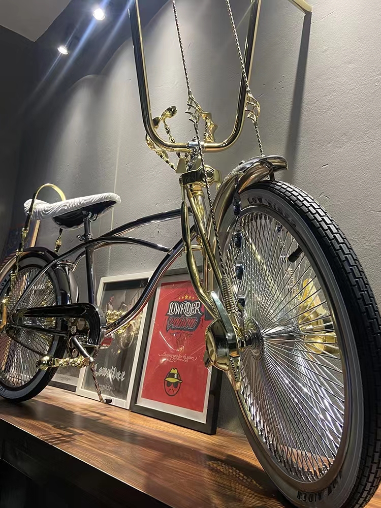 希少レア！ローチャリ風自転車20インチ 20インチクールローライダーバイク古風ファッションスタイル