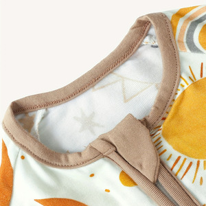 All'ingrosso del bambino delle ragazze del ragazzo del fiore della primavera dei vestiti a manica lunga delle bambine con stampa floreale del pigiama di bambù - Product Image 5