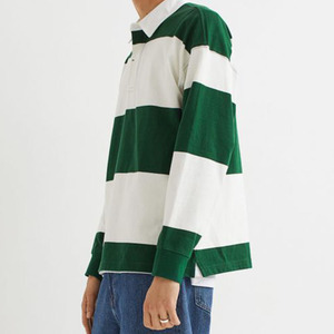 Autunno <span class=keywords><strong>collo</strong></span> <span class=keywords><strong>a</strong></span> <span class=keywords><strong>Polo</strong></span> 100% di cotone felpe per gli uomini di moda Smart Casual cotone da uomo <span class=keywords><strong>a</strong></span> righe felpe con cappuccio - Product Image 1