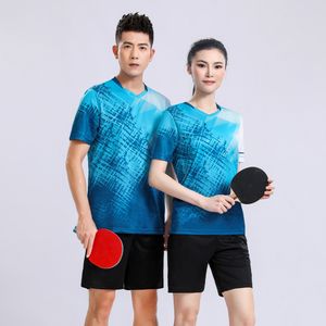 Unisex 100% poliéster leve 160g tênis de mesa voleibol tênis jogadores Quick Dry manga curta esportes desgaste do treinamento - Product Image 3