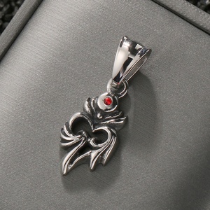 Collar con Colgante de Acero Inoxidable 316, Joyería de Moda, Personalidad, Corona de Acero de Titanio Fundido con Zirconia, Joyería para Hombre - Product Image 5