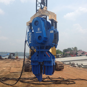 Hochfrequenz R/Min Spund wand <span class=keywords><strong>Mini</strong></span> bagger Doppel klemme Vibrations hammer für Kran - Product Image 3