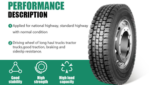 Nouveaux prix des pneus chinois Hawkway TBR sans chambre à air 295/80R22.5 Pneu de camion Garantie de 3 ans - Product Image 2