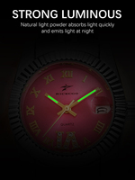 Relojes de Cuarzo Transparentes a Prueba de Agua para Mujer, Marca de Moda Original, Esfera Redonda de 31 mm, para Chicas