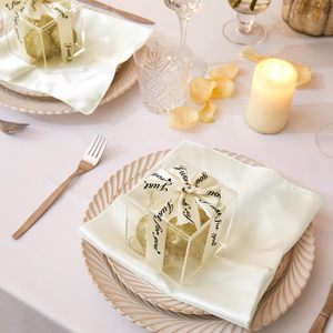 Khách sạn cao cấp satin khăn ăn, 50x50cm dệt vải, gấp hoa thiết kế bên Bộ đồ ăn - Product Image 2
