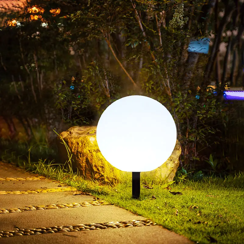Cảnh quan LED vườn đèn năng lượng mặt trời với trang trí không thấm nước đèn cỏ Pathway đêm đèn mặt đất năng lượng mặt trời Powered đèn