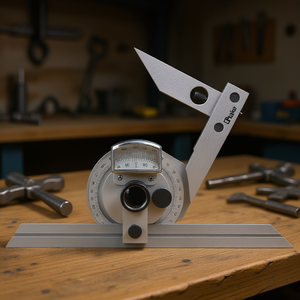Ttake Angle Protractor With Lens Goniometer 0 To 90 Degree Measurement <b>Tool</b> For Precision Work - Product Image 3