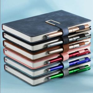 Creative A5 Premium PU Leather <b>Notebook</b>,Business Office Hardcover <b>Diary</b> with Magnetic Buckle,Custom Logo Corporate <b>Notebook</b> - Product Image 2