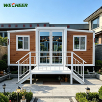 Maison conteneur extensible facile à assembler, de haute qualité, préfabriquée, 20 pieds, 30 pieds, 40 pieds, 2, 3 ou 4 chambres