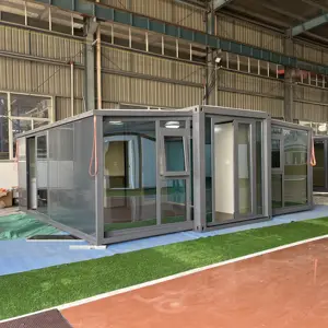 China Manufacturer Folding Expandable Container House Expandable House 40ft Design With Best Quality