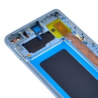 Vente en gros de téléphones mobiles Samsung S10Plus avec cadre et écran OLED grand format, adapté aux magasins de réparation d'écrans et aux ateliers de réparation